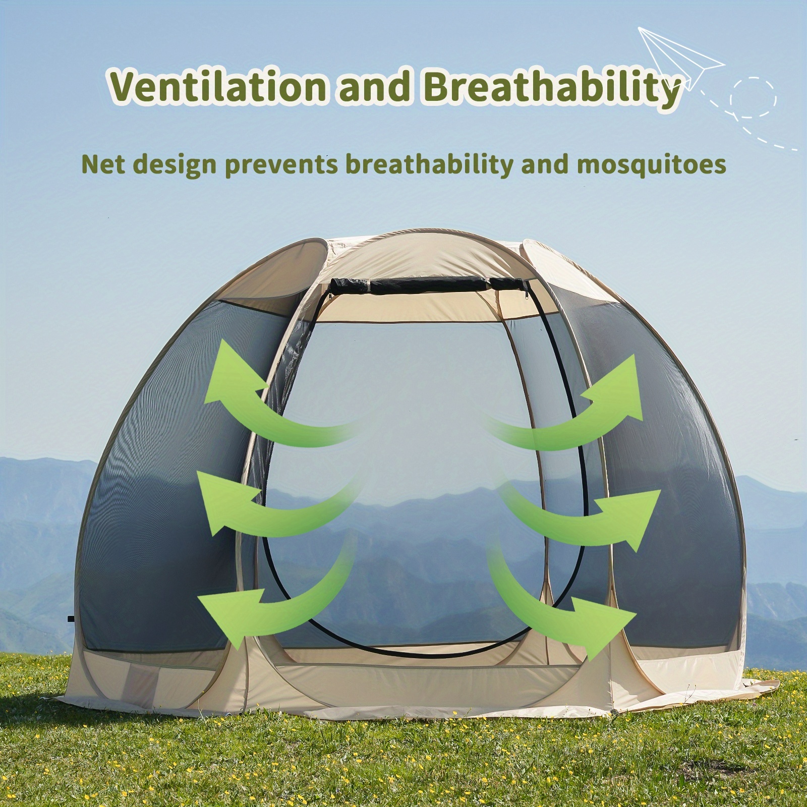 Screen House Gazebo with Mosquito Netting