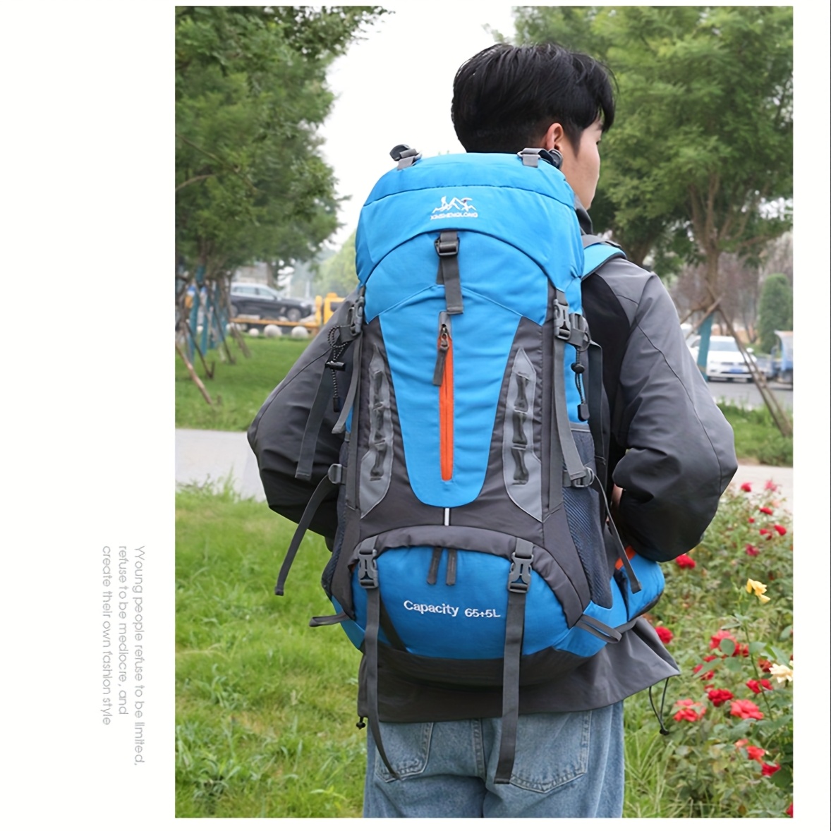 24 new outdoor mountaineering hiking large capacity 70 liter - Temu
