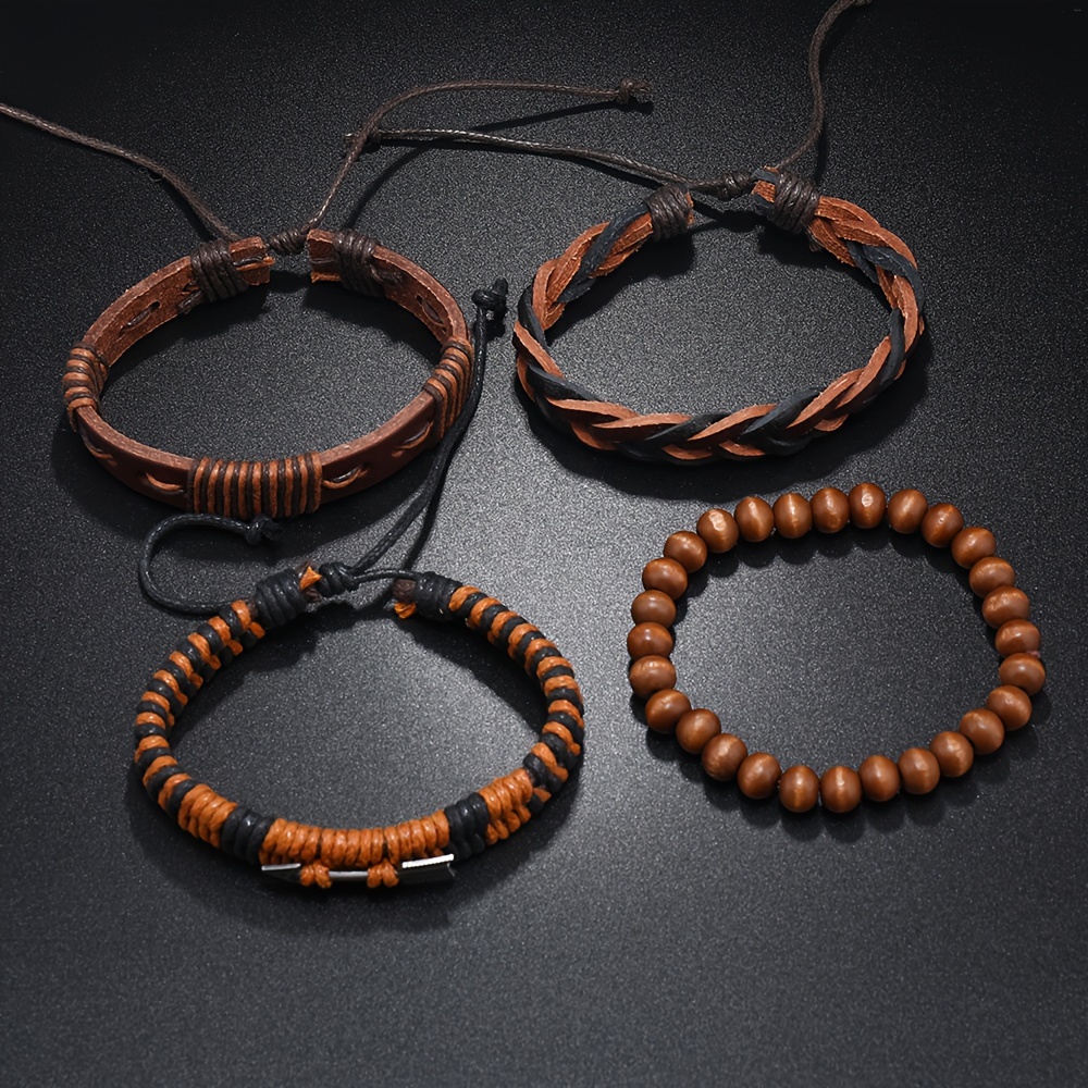 Pulsera Ancha De Cuero Sintético Para Mujer – Estilo Retro, Ajustable, Color Negro