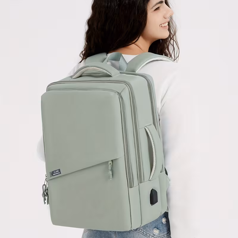 stylish and minimalist large capacity student backpack for men women casual shoulder bag for short trips Product details 4