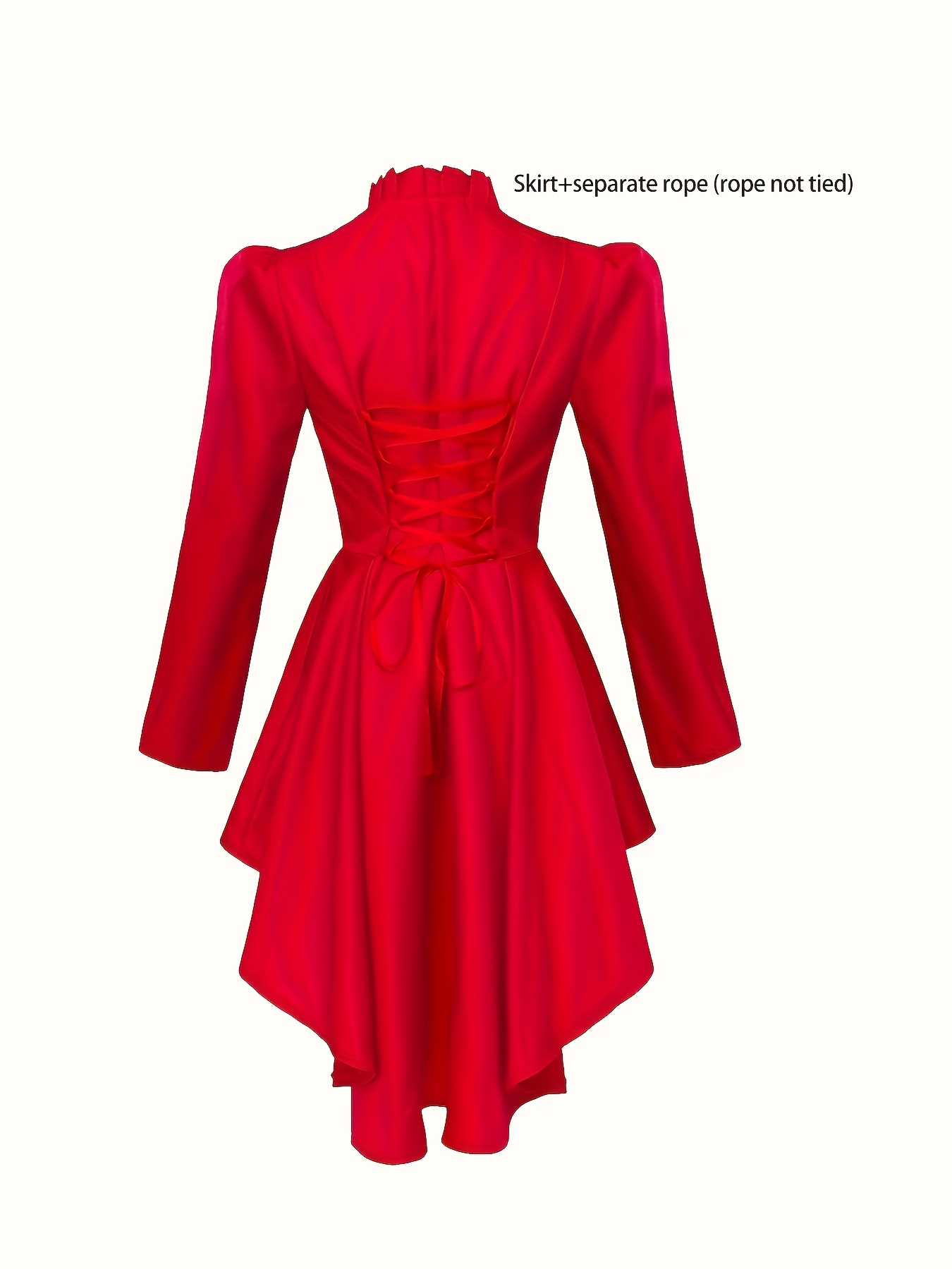 Mittelalter Kleid Gothic Style - Vintage Renaissance Kostüm Für Halloween & Cosplay