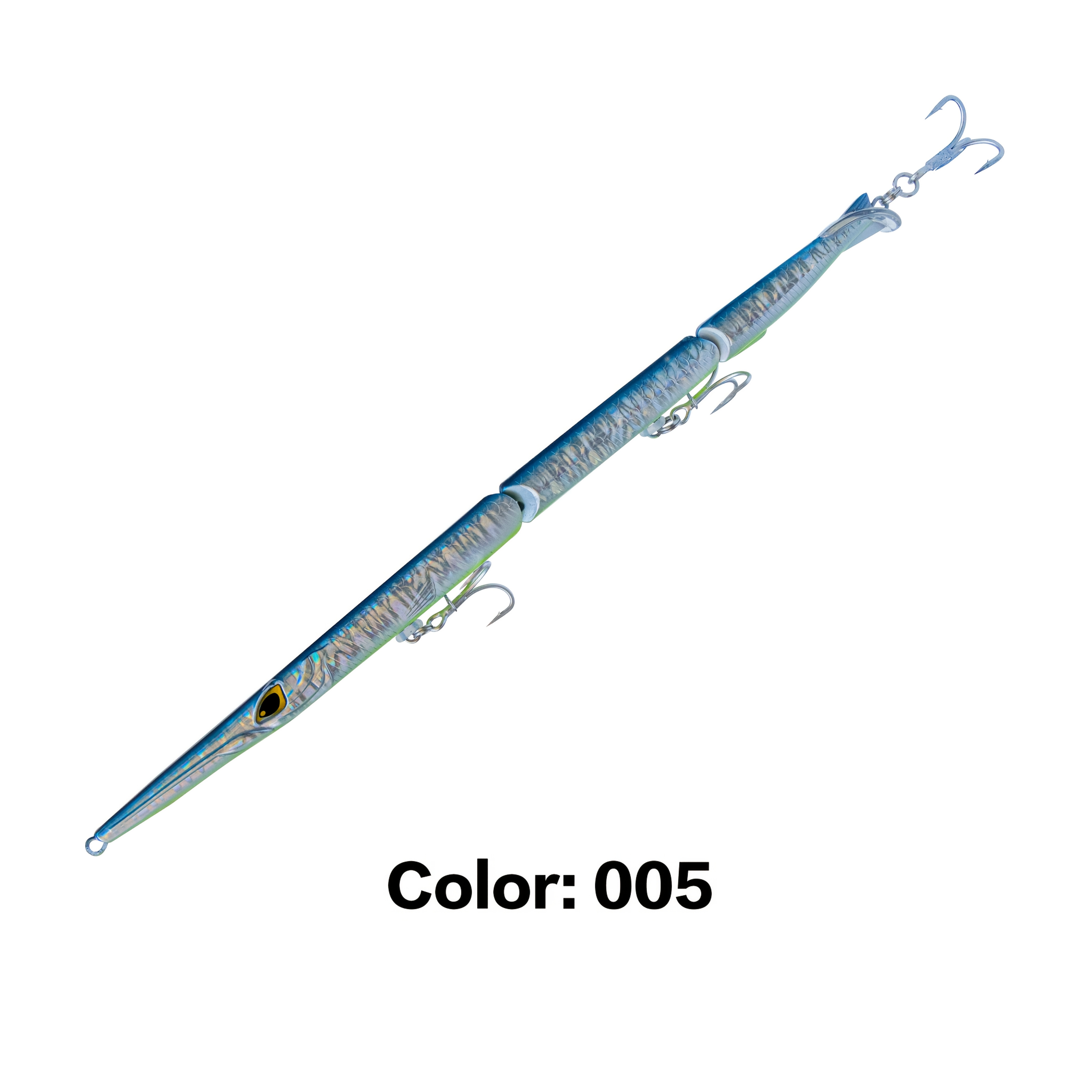 Trda vaba s tremi deli, ribeča vaba 35,6 g/255 mm, potopna vaba igla, popolno plavalno delovanje, na voljo v šestih barvah, ribiška vaba s tre