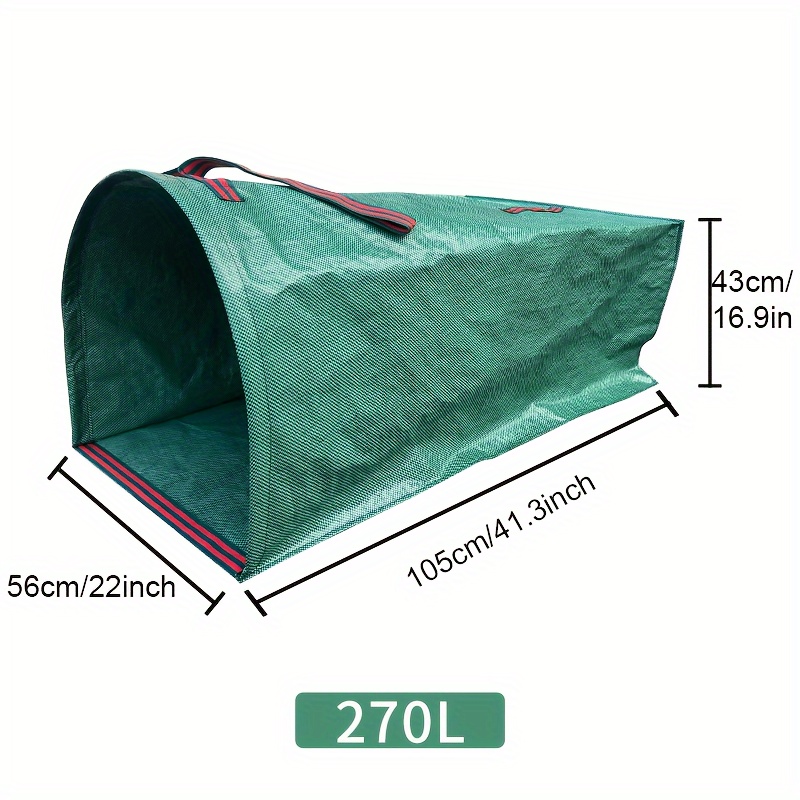 TEMU 270l -duty And Bag - Durable Pp Material, For & Lawn