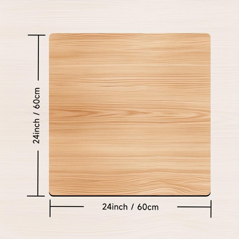 TEMU 2d Flat Print, 1pc, Laundry-themed Mat With Wood Grain Design, Ideal For Modern Top Covers, Perfect For Laundry Rooms And Kitchens, As Well As