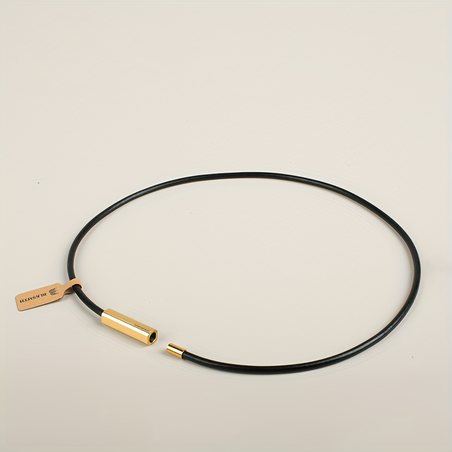 BLKSMTH Women's Leather Collarbone Necklace Gift