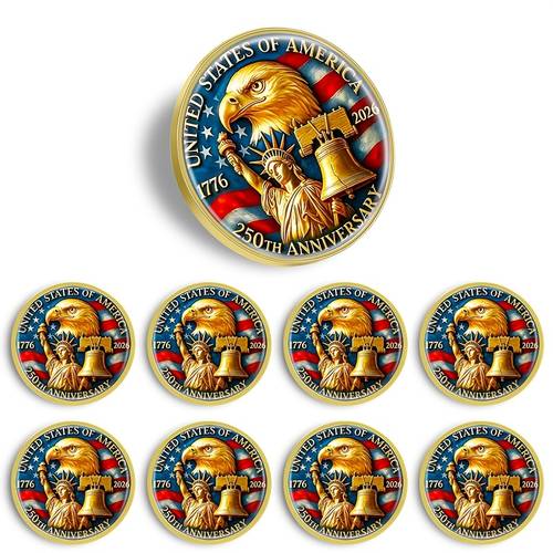 item picture 26pcs american founding 250th anniversary brooches badges