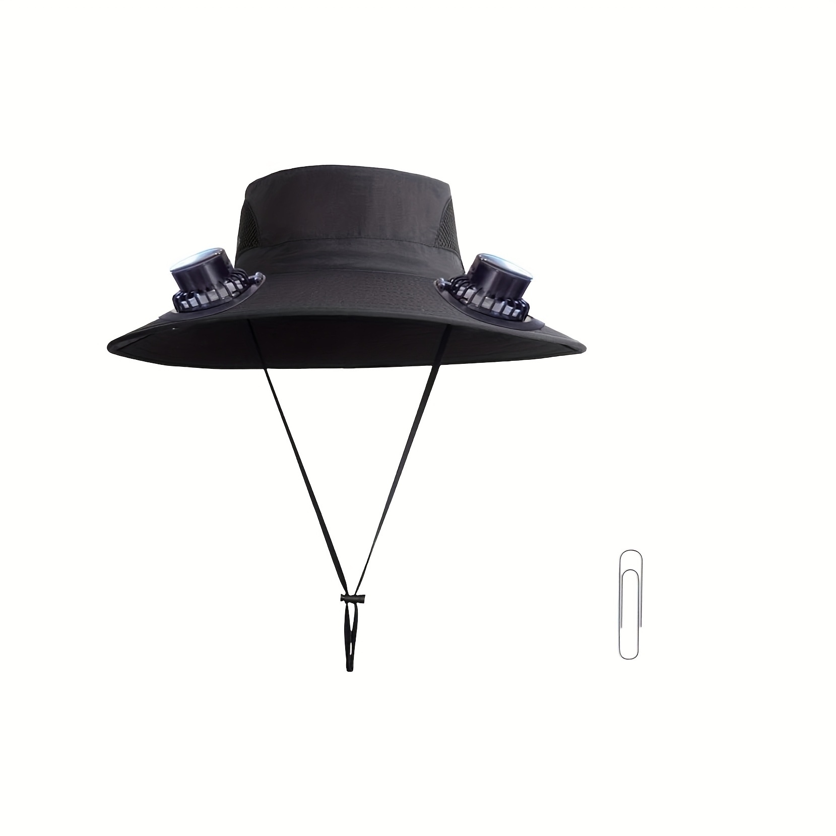 TEMU Wide Solar Outdoor Fishing Hat Men Sun Hat With Solar Fishing Hats Adjustable Hat, Sage Fishing Hat