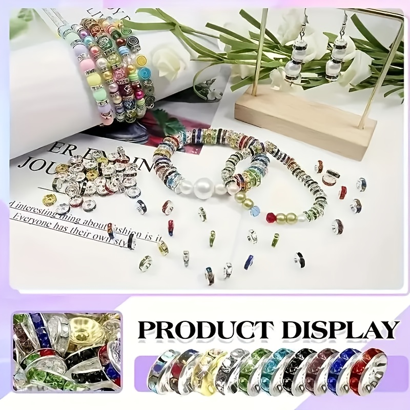 300pcs Multicolor Spacer Beads Kit for DIY Jewelry