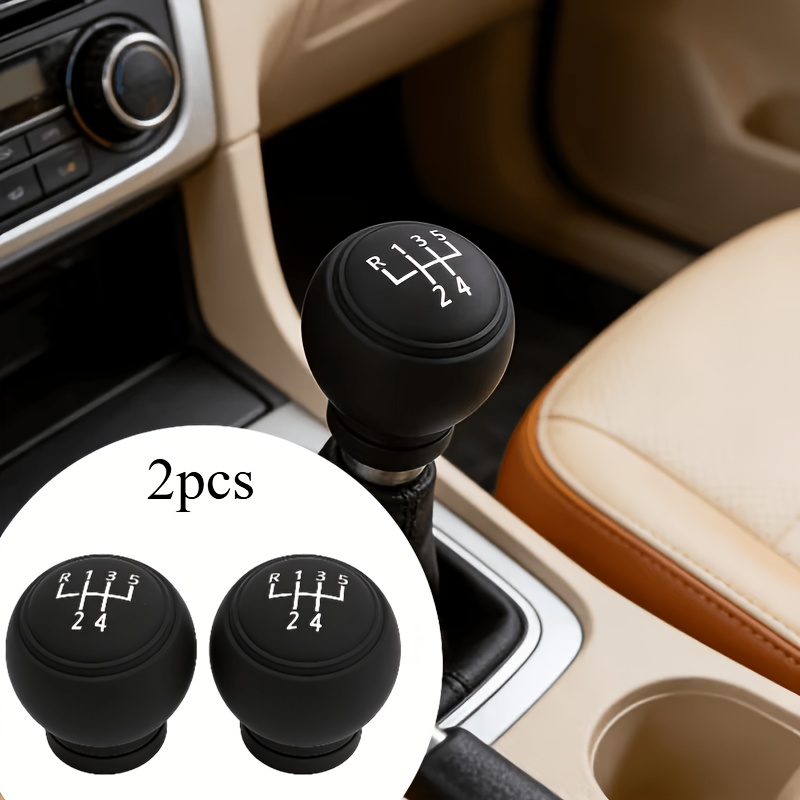 TEMU 2pcs Silicone Car Shift Lever Cover - And Lever Protective Cover, , , Comfortable Car Interior Accessories, Suitable For Most Models, Father's