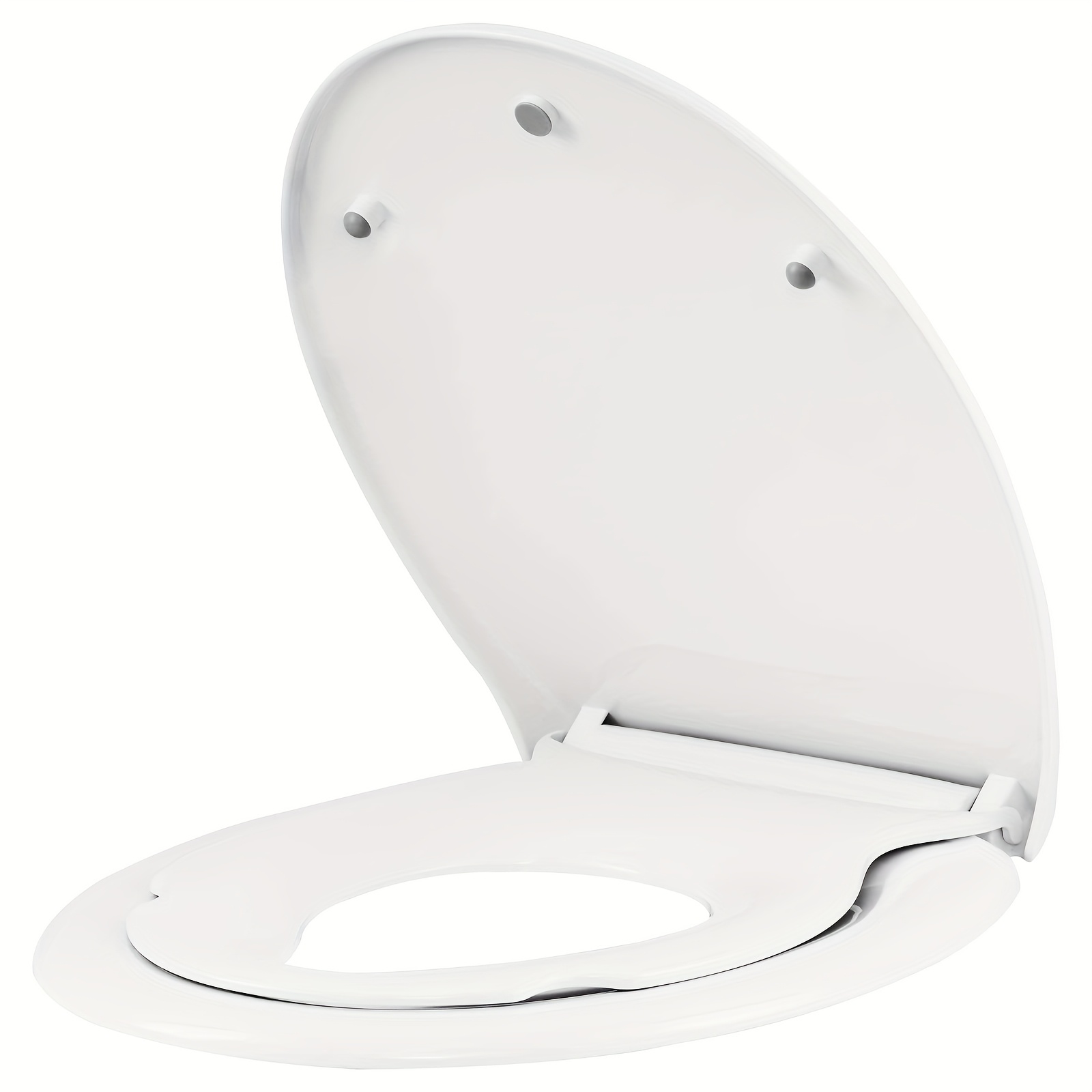 TEMU 1 couvercle de toilette avec siège enfant, avec couvercle de toilette à descente automatique, avec couvercle de toilette à dégagement rapide,