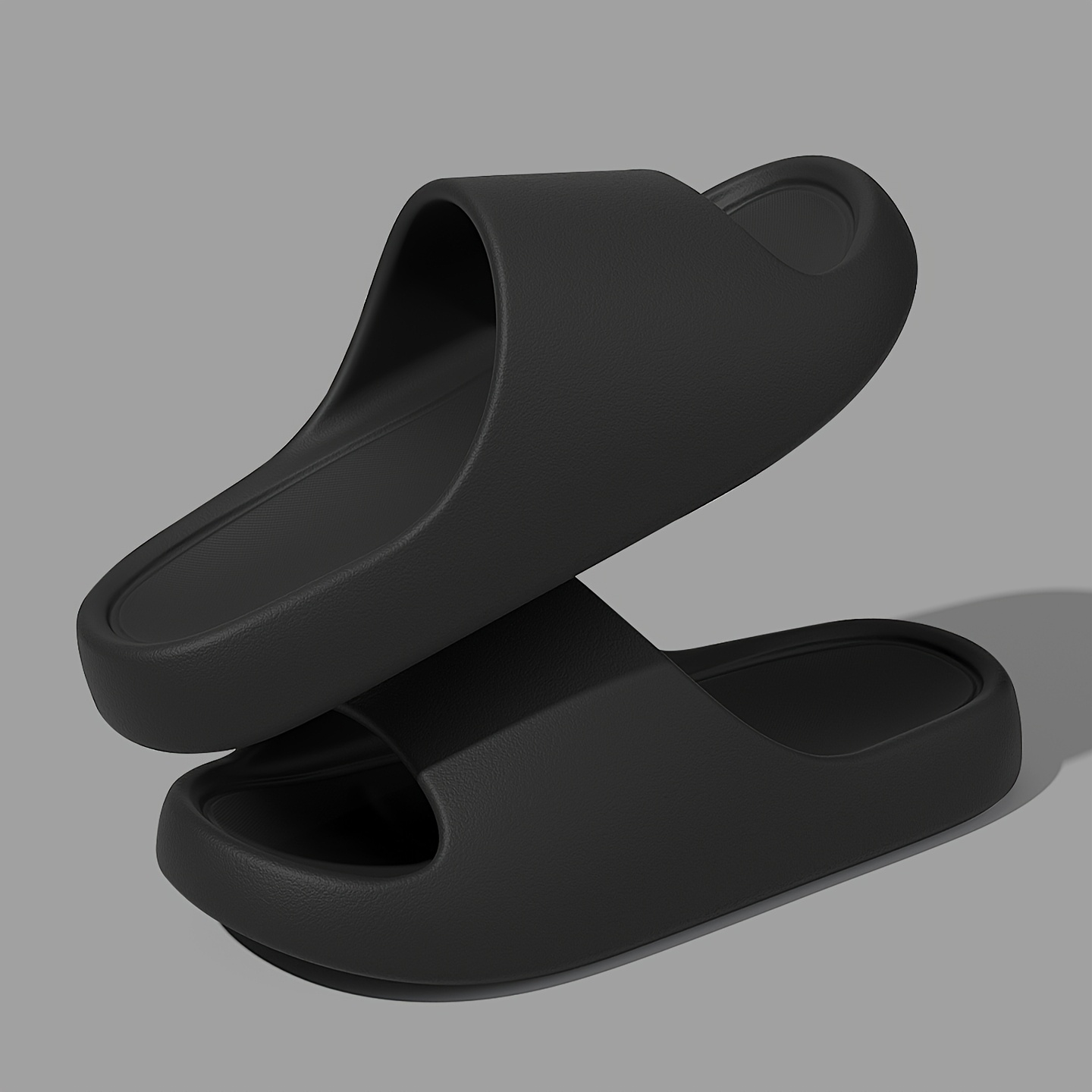 TEMU Qyckaby - Men's And Women's Comfortable Soft-soled Casual Sandals - Indoor Home Couple's Style, Minimalist Open-toe Breathable Design Suitable