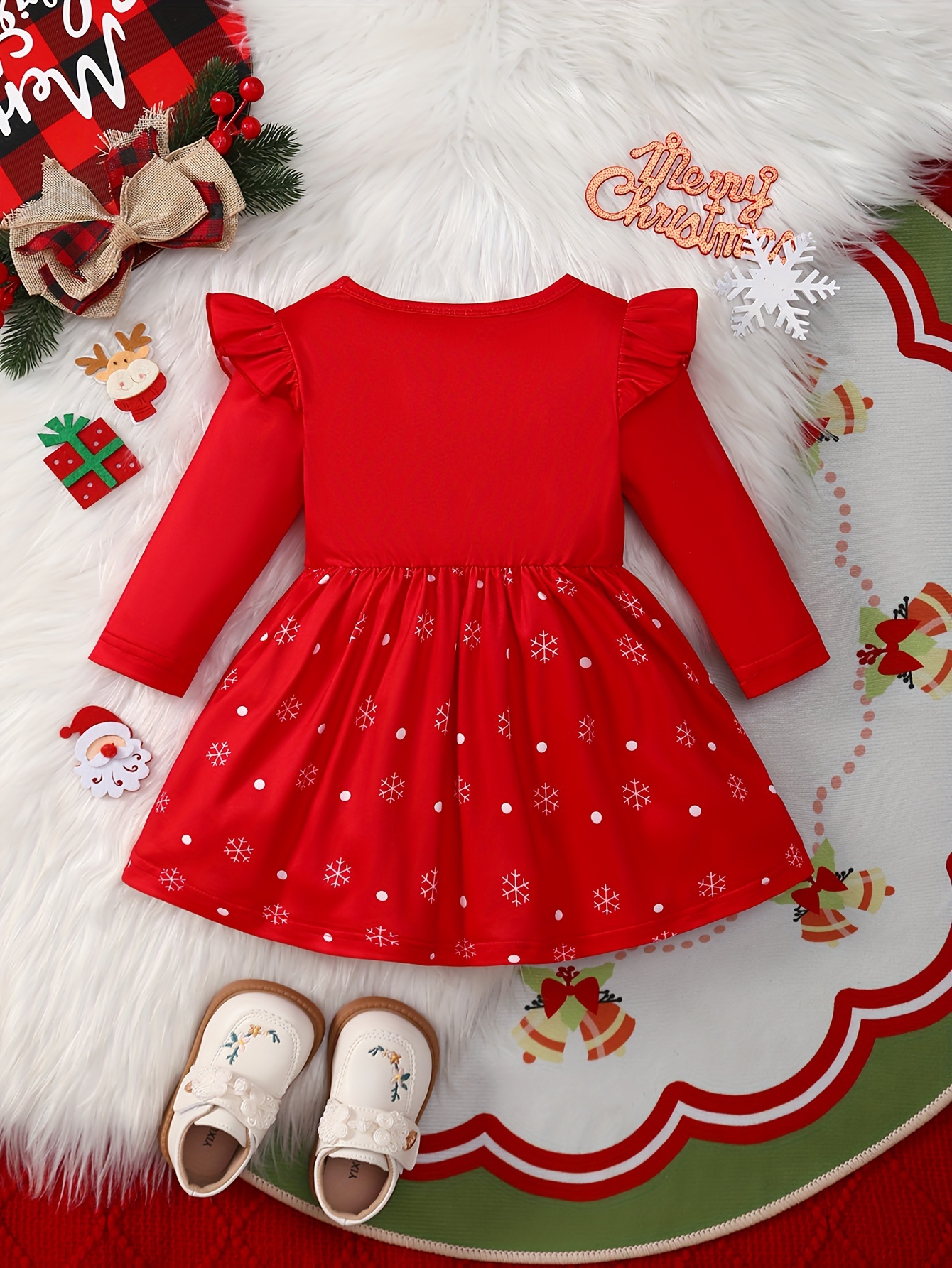 new christmas dress baby girls featuring christmas baby - Temu Italy