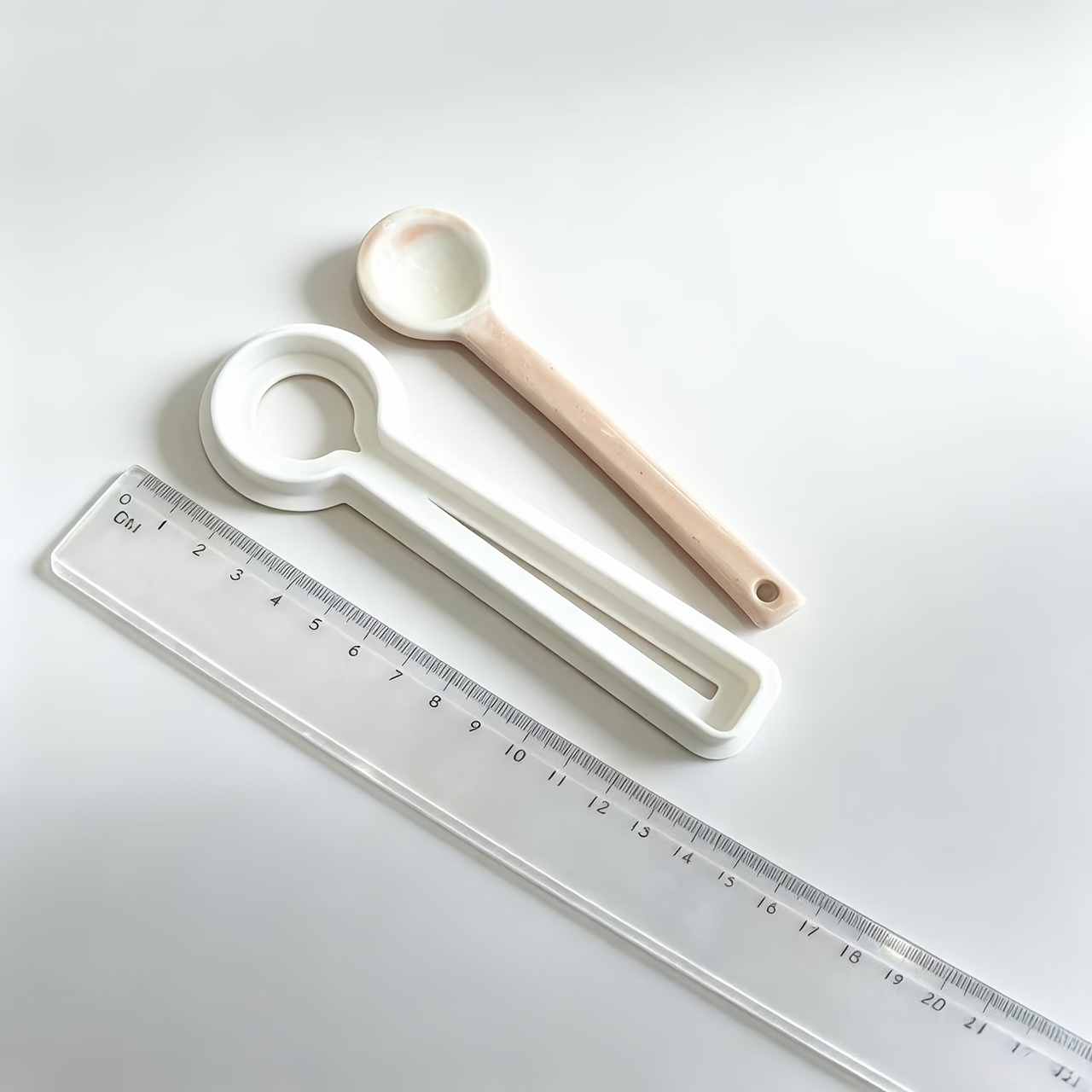 TEMU Stampo da taglio per argilla fusa a striscia lunga a forma di cucchiaio facile, a , fai-da-te, forma , decorazione da scrivania, ornamento,