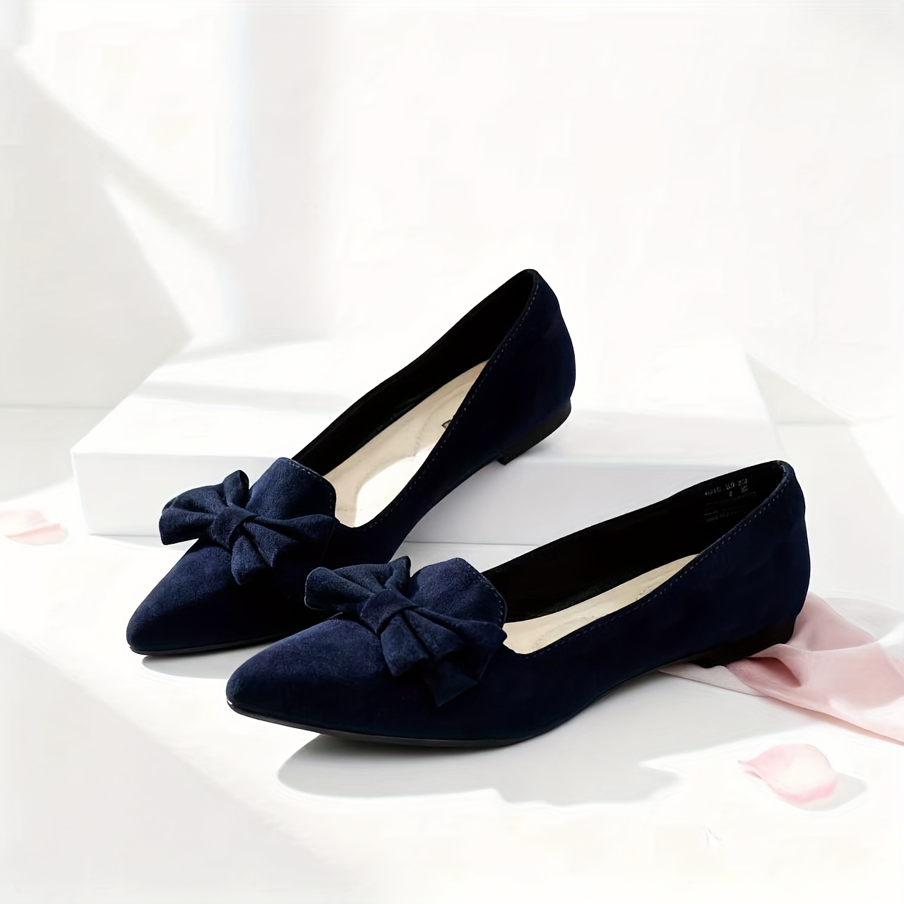 navy blue dress flat shoes Cendrillon College Mary Janes Classic Blue