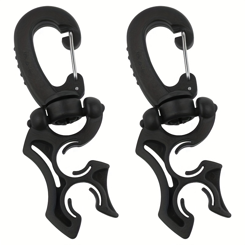 TEMU 2 Sets Of Spare Quick Release Buckles For Bcd Regulator Hose Clamps And Low-pressure Hose Hooks, Scuba Diving Equipment, Scuba Diving Gear
