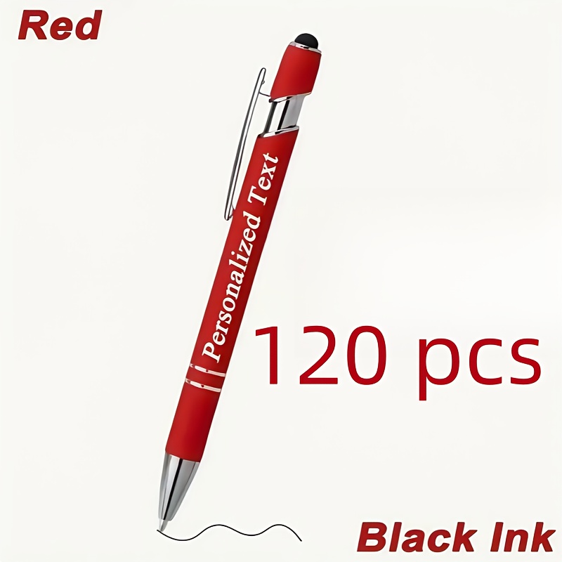 120pcs Customizable Metal Ballpoint Pen Set