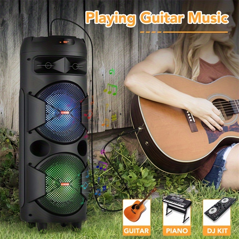 

3000w/5000w Portable Wireless , 6.5" / 8" Subwoofer , And , Long- , For Parties, , , Etc