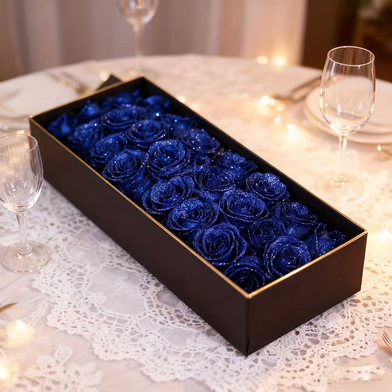 18 Rose Artificiali Realistica a Gambo Lungo Rosa Finta, Bouquet da
