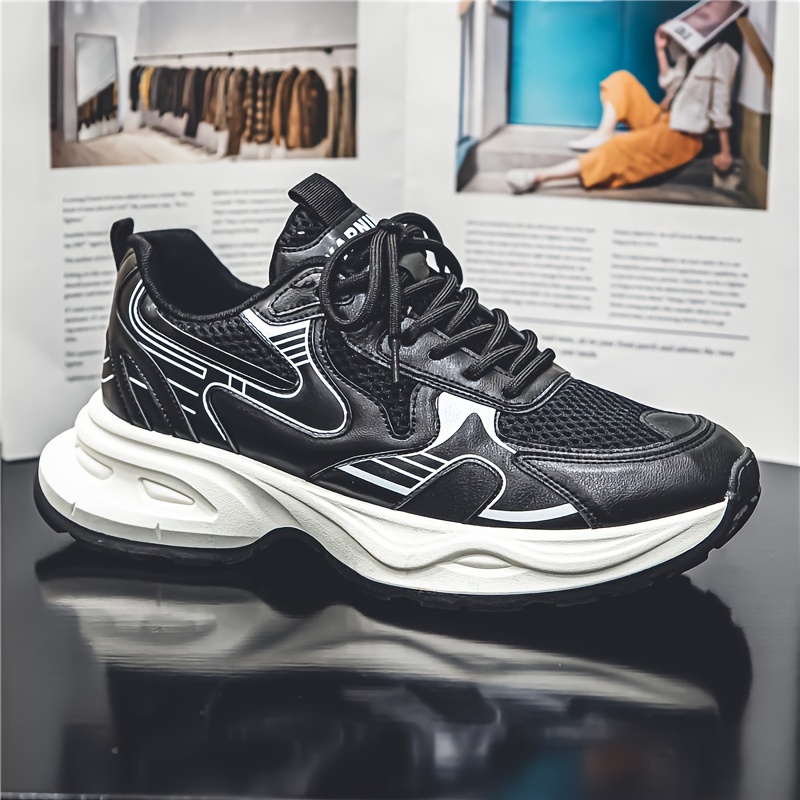 tênis de corrida masculinos respiráveis de malha sola Temu Brazil