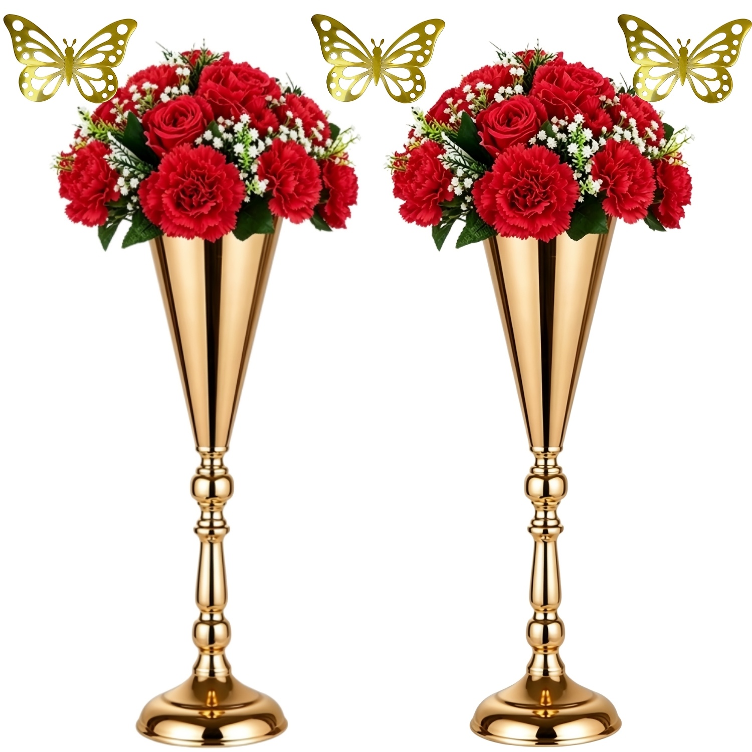 Vase, The For Party Centerpiece Decorations, Table Decor For Birthdays, Weddings, And Baby Showers