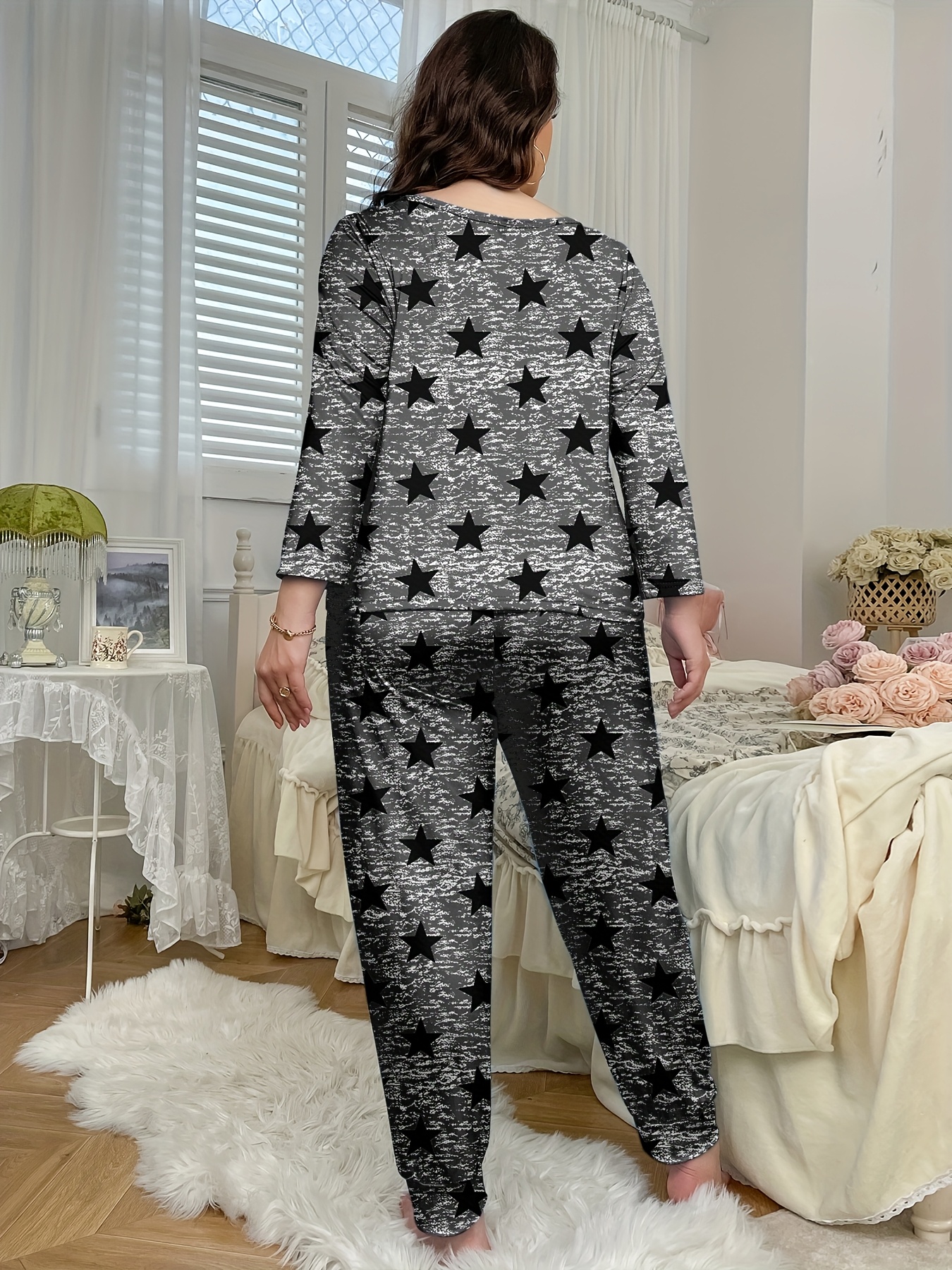 Pijama Largo Pijamas Mujer Talla 4xl Pijamas Verano Mujer Tallas