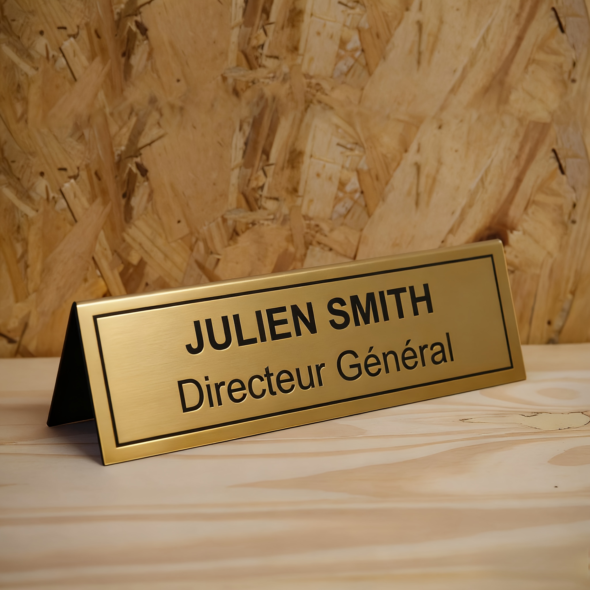 item picture personalized professional nameplates custom name tags double sided display with a bend high definition printing desktop decoration enhancing office taste