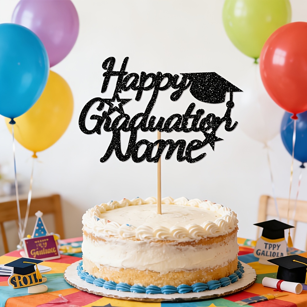 graduation congratulations cake topper printable