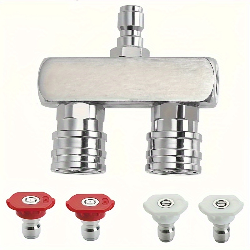 

And Washer Nozzle: 5000 Psi Max , 140°f/60° , High Quality Steel, And Non-leaking, 1/4" And , Suitable For Manual And Use