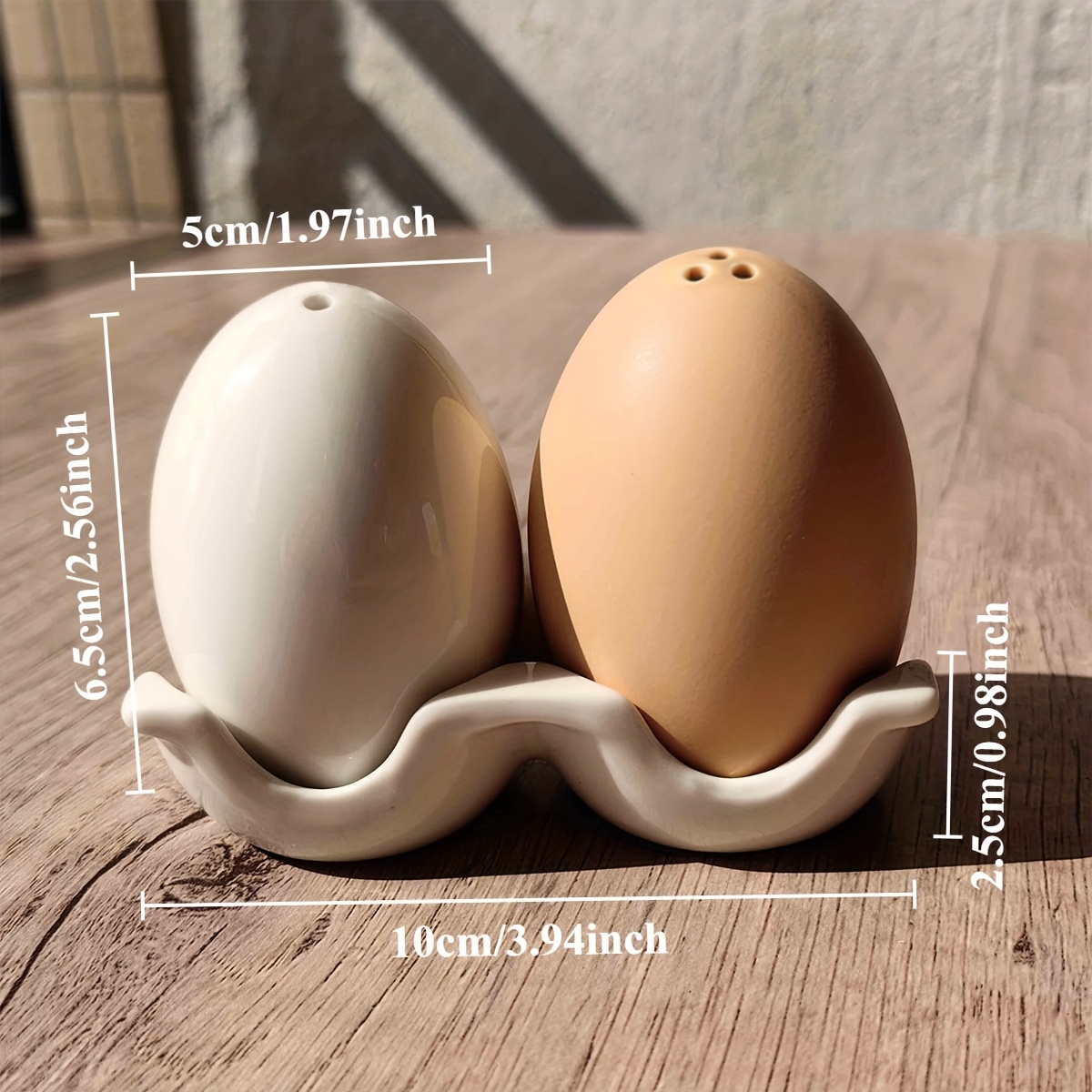 Image of A Set Of Spice Containers With A Unique Egg Shape Design, Including Salt And Pepper Shakers, Essential Kitchen Tools For Spices, Suitable For Kitchens, Restaurants, Hotels, And As Home Decor Gifts