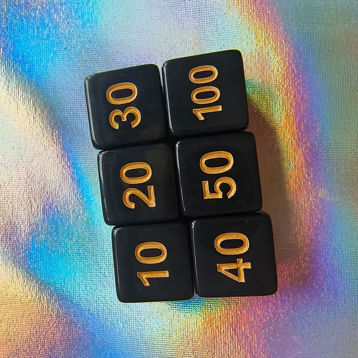 Black Family Game Dice for Card Games