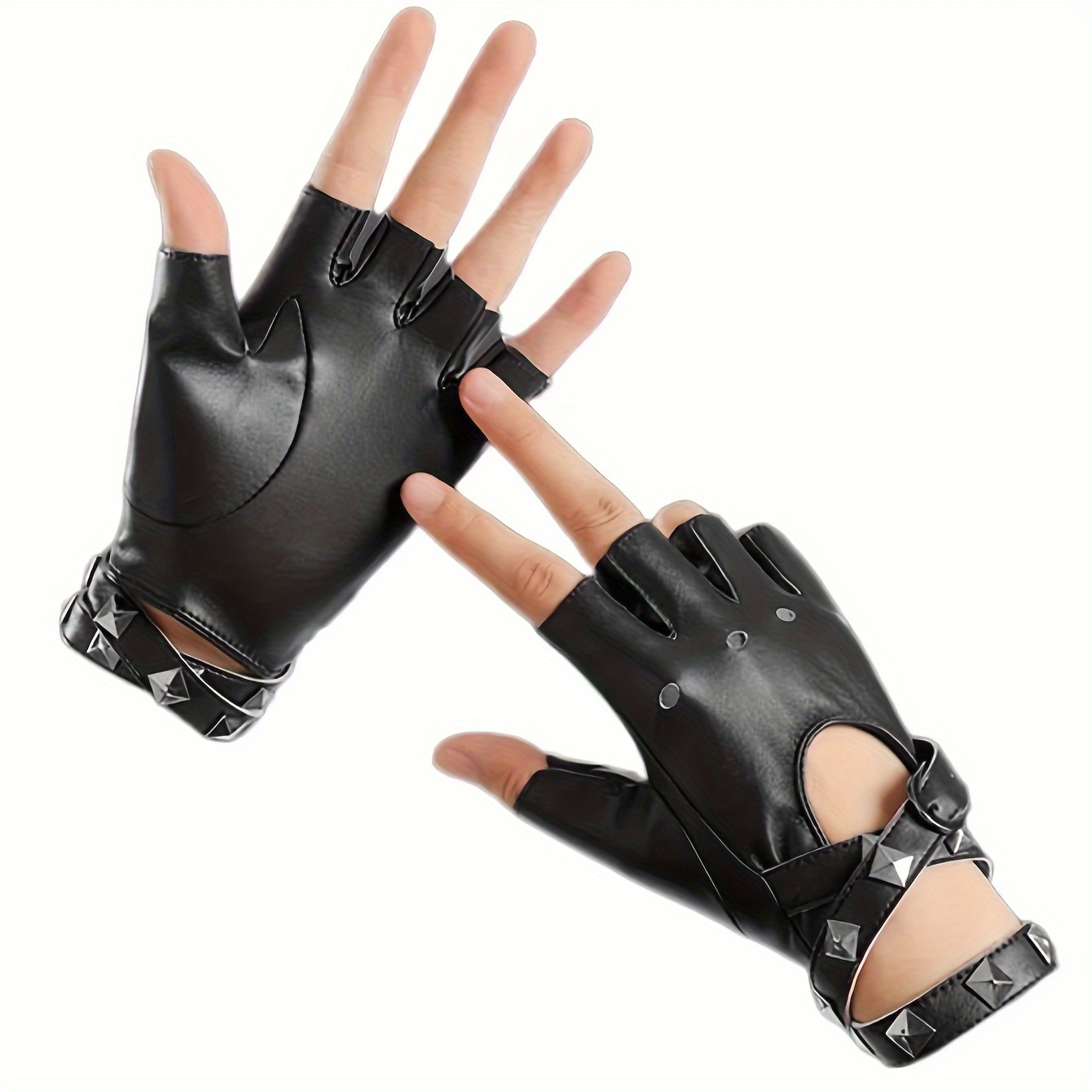 punklederhandschuhe fingerlose handschuhe damen fingerlose - Temu Germany