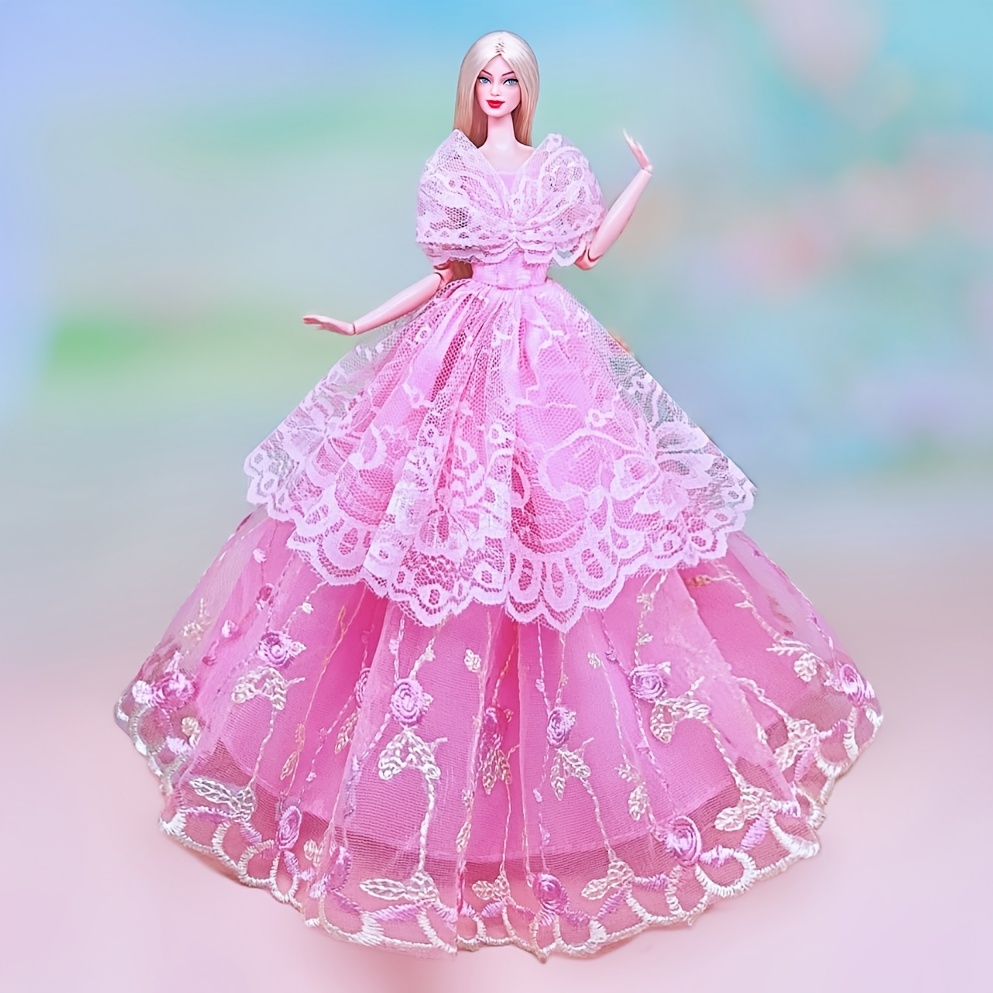 Robe rose pour poupée Miss Corolle 42cm