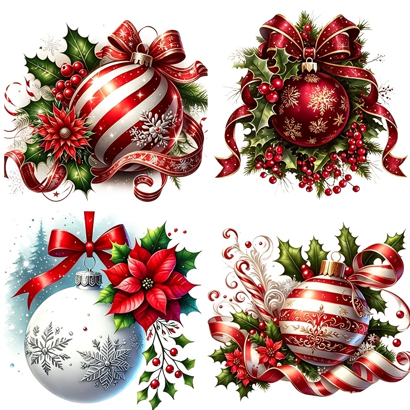 TEMU Pegatina navideña para ventana de 6 pulgadas, en uno, adecuada para ventana, pared, entrada y otras pegatinas, para decoración festiva, regalos,