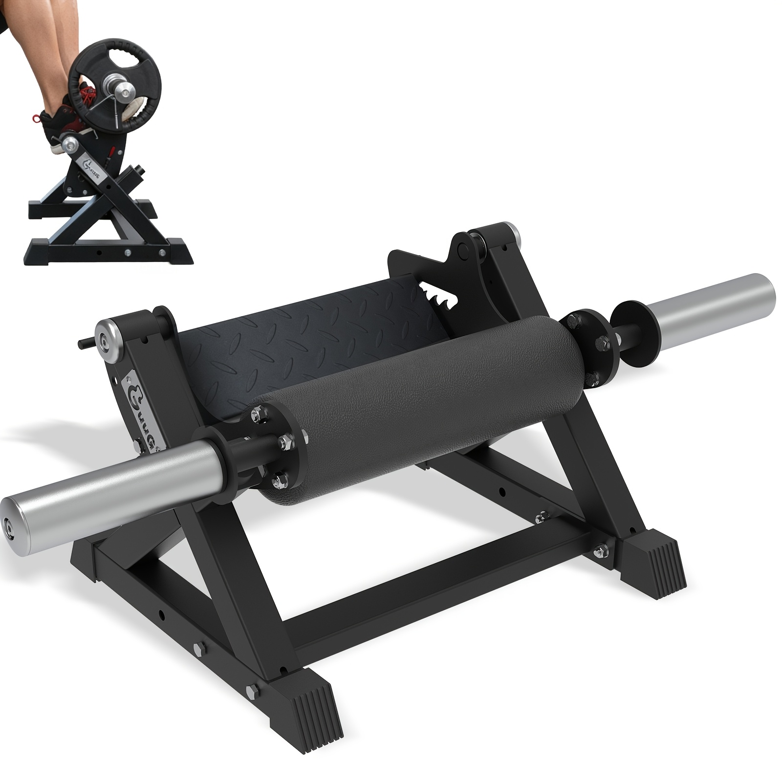 Image of Weight-bearing Tibialis Anterior Calf Trainer, Suitable For Standard Weight Plates, Lower Limb Training Heel Equipment, Essential Leg Training Tibialis Anterior Isolation Training Equipment