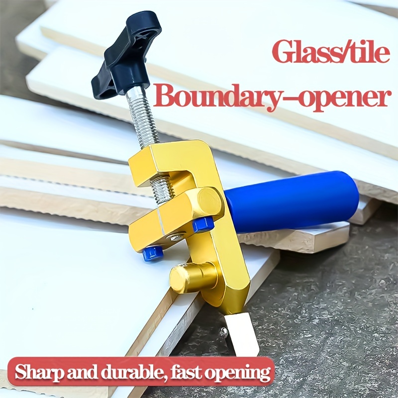 

Tile Opener Multifunctional Glass Cutting Tool Portable Handheld Alloy Tile Cutter Manual Tool, Ceramic Glass Cutter