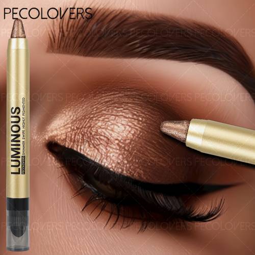 metallischer lidschatten-stift – langanhaltend, wasserfest, rauchiger glitzer in grau, weiß lila – highlighter-stift für augen