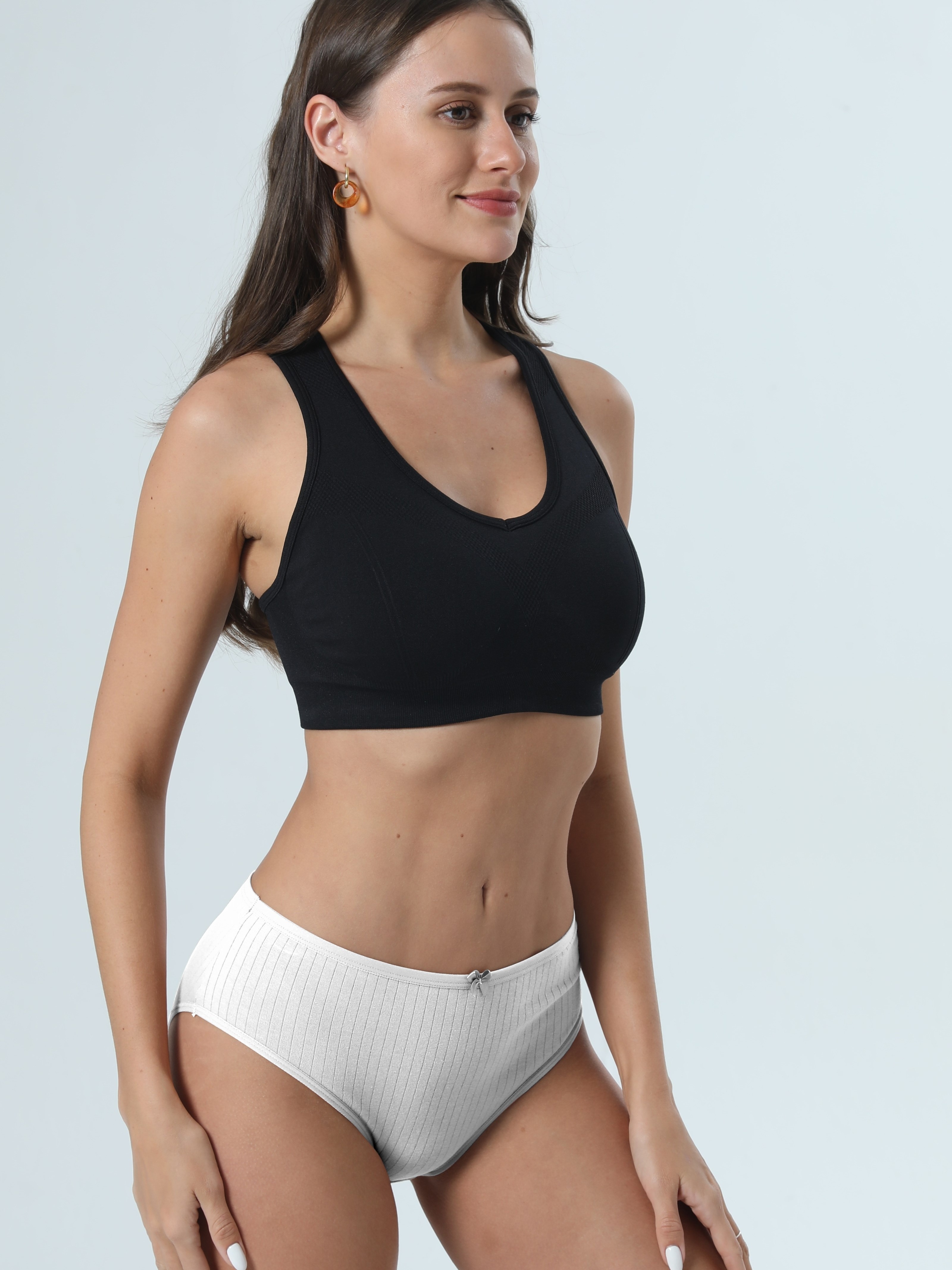 Ladies Undergarments Best Underwear Fabric For Women High-Waisted