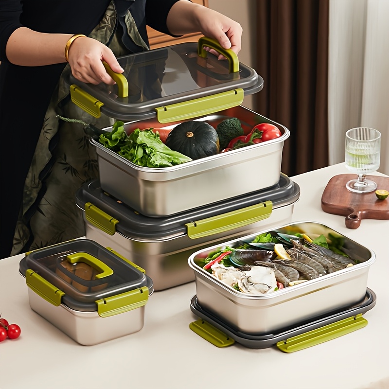Stapelbare Aufbewahrungsboxen Für Kühlschrank – Mit Praktischem Griff, Aus Robustem PP, In 3 Größen (S, M, L), Platzsparend, Organisiert Kosmetik, Snacks, Besteck & Mehr Kühlschrank Organizer Mit Griff
