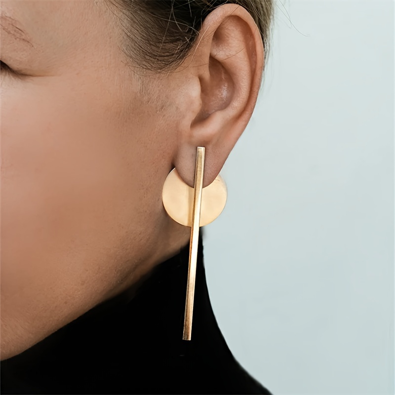 Orecchini Donna TOFBS Vintage Geometrici Vuoti | Quadrati Tridimensionali | Anallergici Placcati Argento