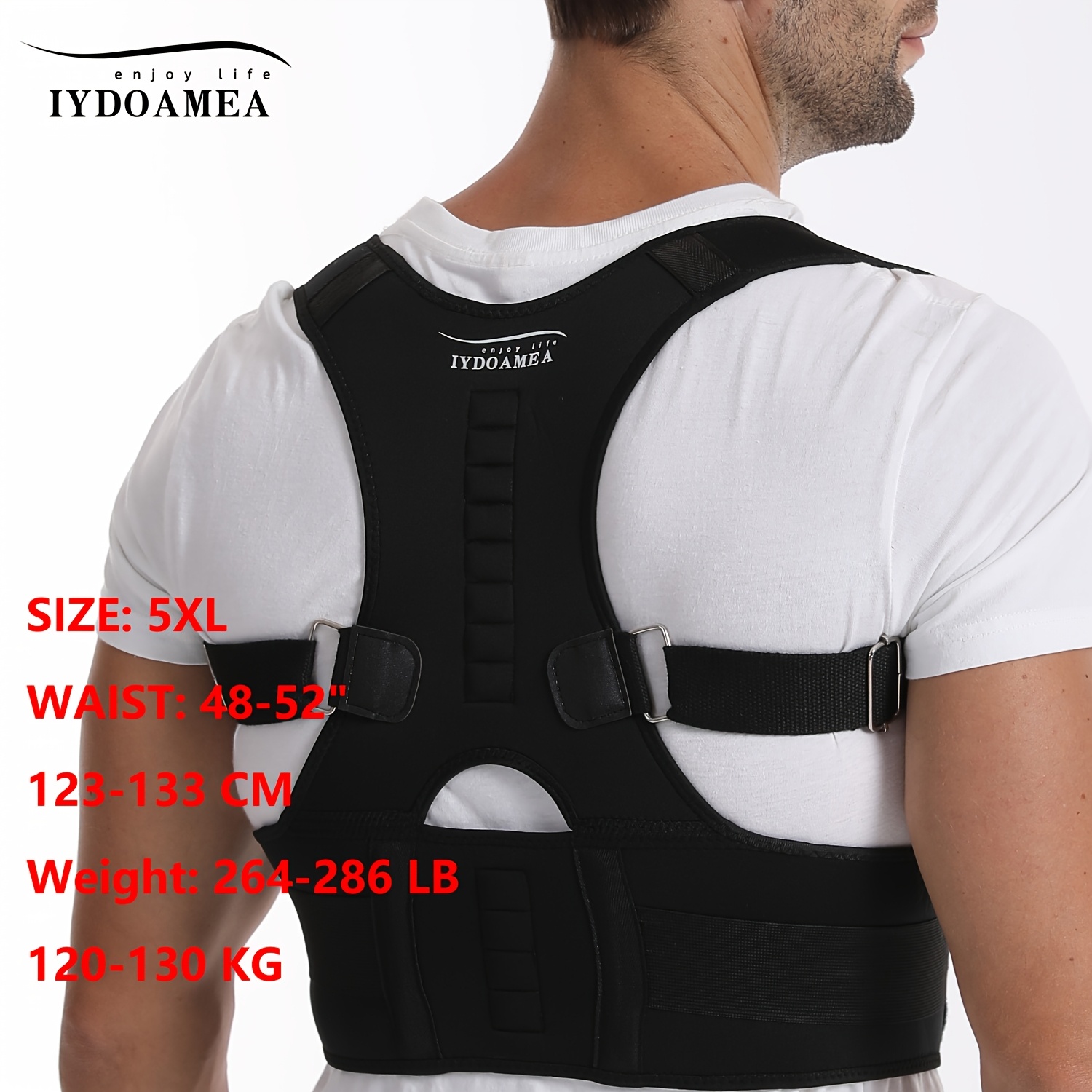 Ceinture Dos Soutien Tourmaline Auto Chauffant Thérapie Magnétique