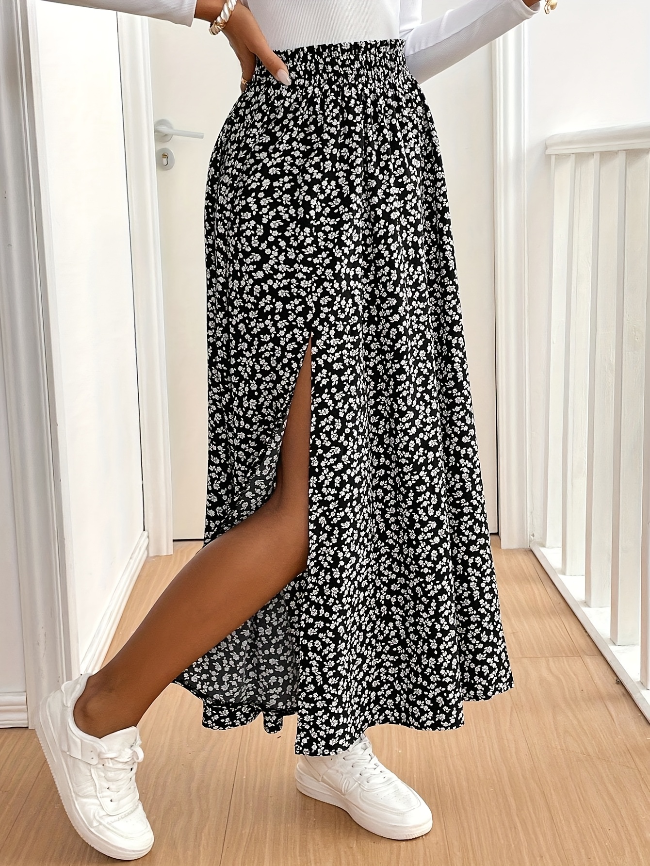 knee length dresses for ladies Prosperina Greer Midi Dress In Eden Green Stripe