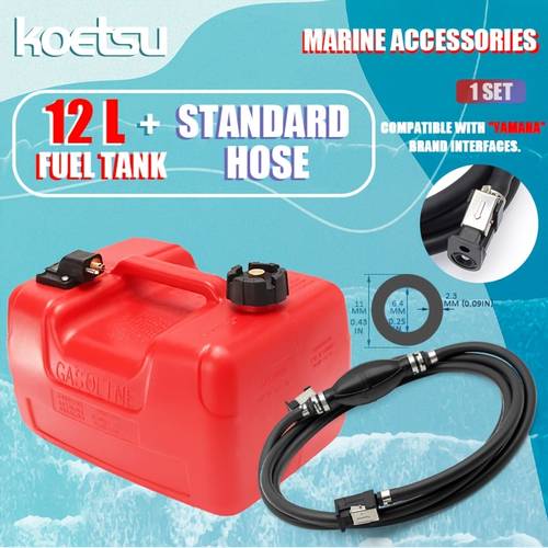 item picture marine portable plastic fuel tank kit 6 gallon 24l 3 gallon 12l with fuel hose tank bag for outboard motors