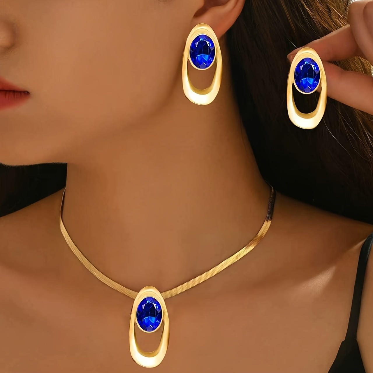 Conjunto de Joias de Verão para Mulher, 2 peças, Elegante e Moderno