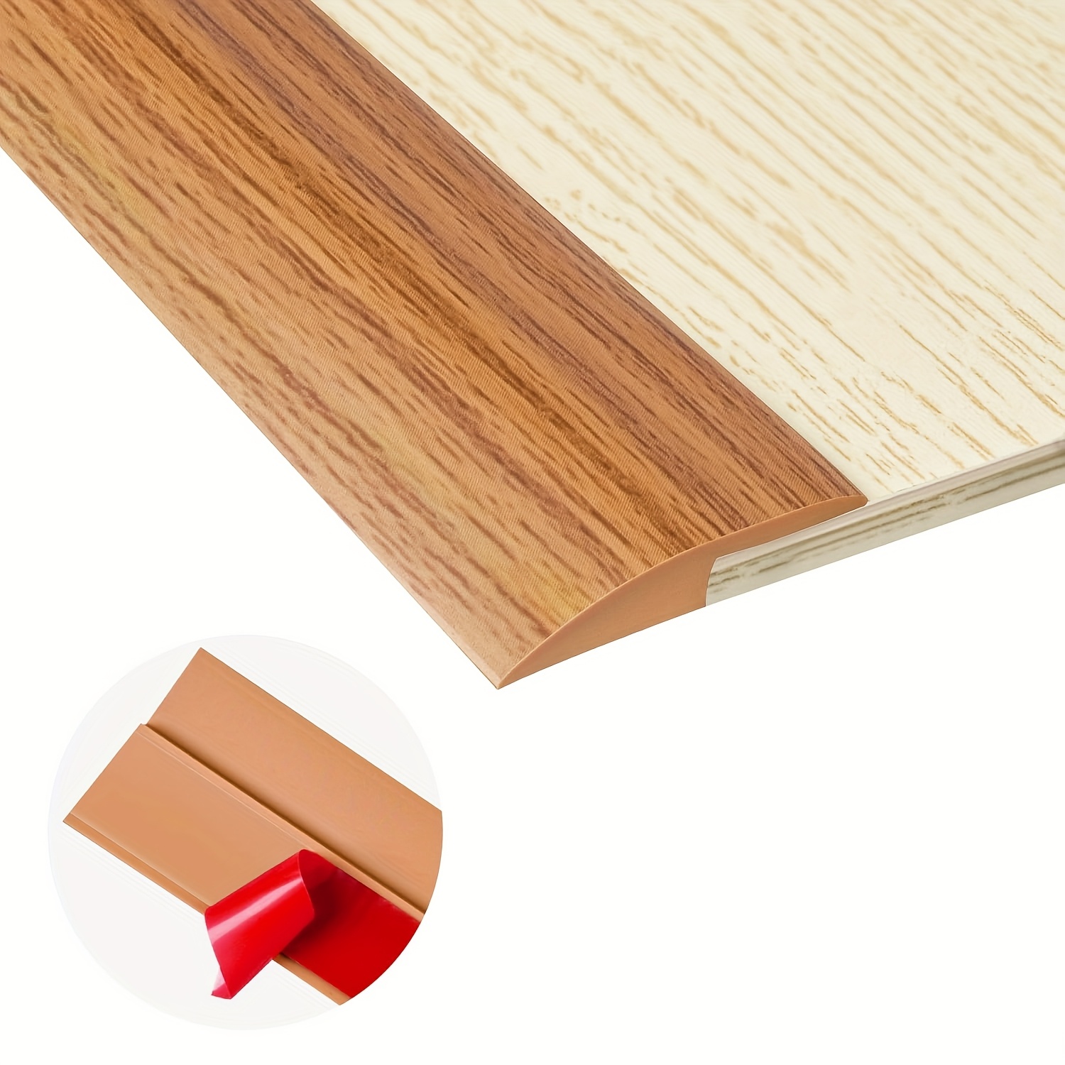 10ft (3.048m) Self-  Flooring Transition Strip - Flooring Edging Trim with,  , for Carpet, Tile, Vinyl, Laminate - Compatible with Doorways,  ,   Floors up to 5mm Height Difference - Durable Floor   Cover, Decorative Edge  ing, Seamless  , Sturdy Construction, Home  