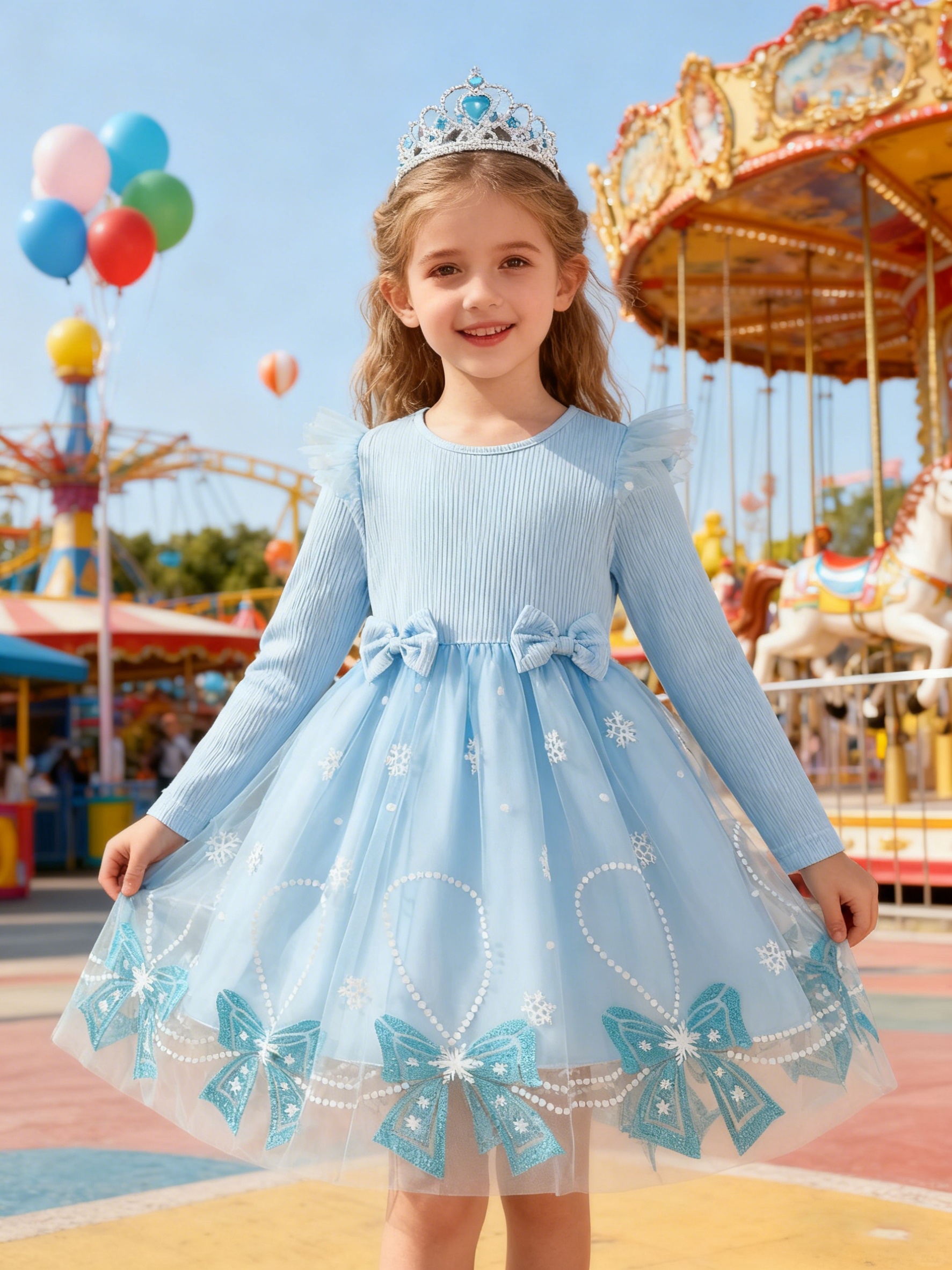 green emerald velvet dress Girls Fairy Dress Up Set