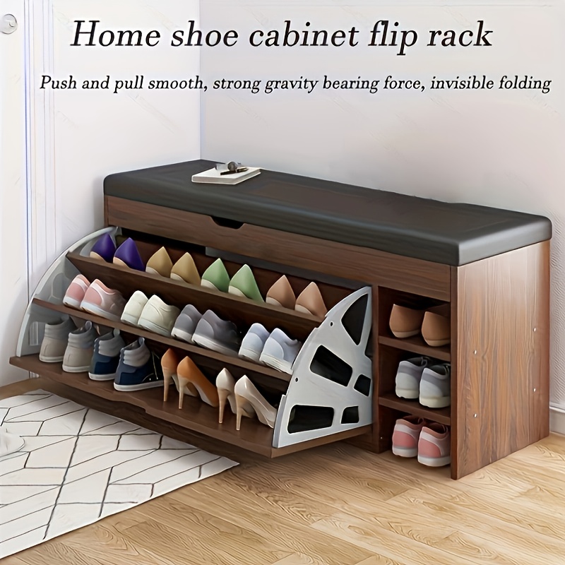 

3-tier Metal Shoe Rack With Flip Hinges – Stainless Steel Boot Organizer For Closet, Bedroom, Or Dorm – Space-saving Design, , Polished , Perfect Gift For Holidays, Shoe Storage Organizer