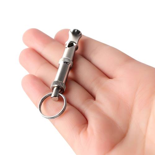 to stop barking adjustable sound pitch with keychain professional pet puppy training whistle for