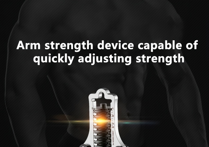 [Arm And Chest Muscle Trainer] Peak Condition, Versatile Arm & Chest Muscle Trainer - Adjustable Resistance, Multi-Function Fitness Bar for Men