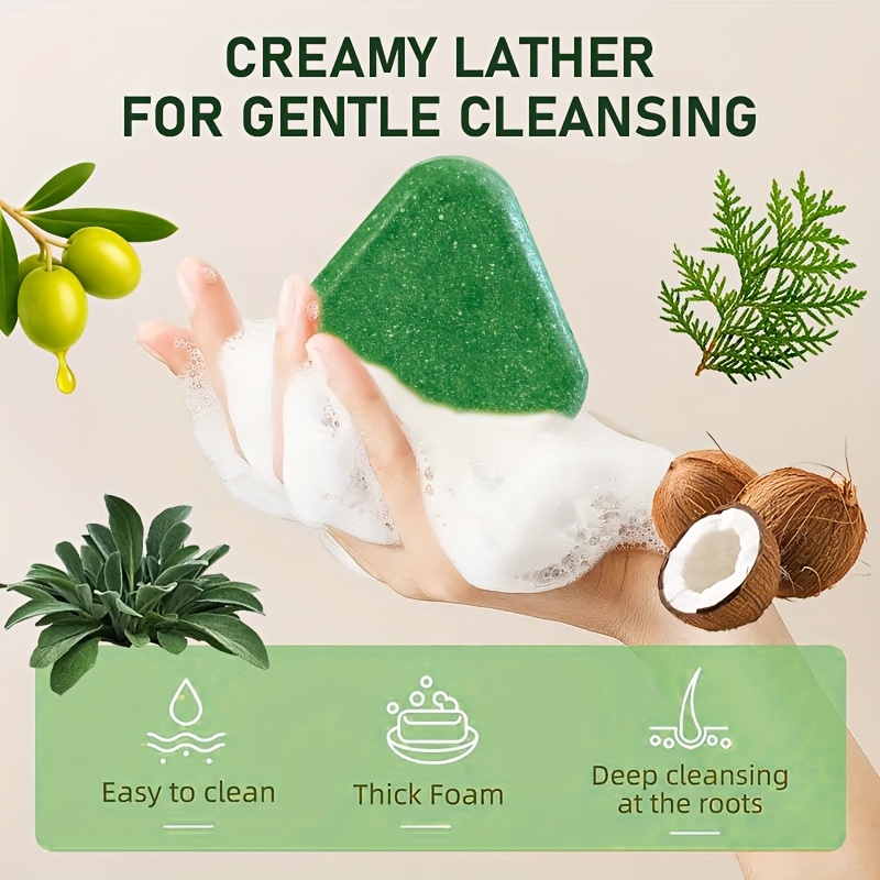 Wash Your Hair Every 7 Days - Stay Up All Night Without Going Bald - Ten-in-One Instant Anti-Frizz and Breakage Usman Grass & Cypress Leaf Shampoo Bar - Shampoo For Women - Shampoo And Conditioner For Women - Shampoo Women - Shampoo Bar For Baldness - Baldness Shampoo - Scalp Nourishment - Frizz Control - Beauty - Plantbased Formula - Nourishing Blend - Frizzfree Formula - Root Strengthening - Sensitive Scalp