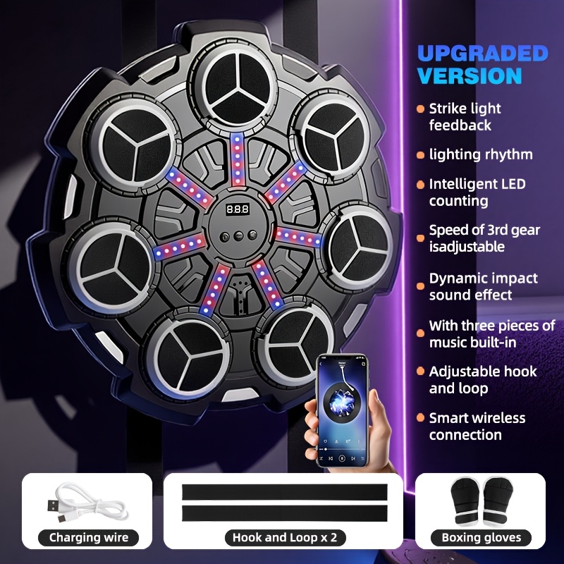 item picture smart music boxing machine training sensors home electronic martial arts equipment for adults to relieve stress a great partner for training   a festive gift